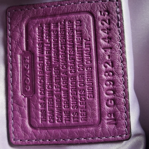 💜Coach penelope satchel💜 - Picture 9 of 9